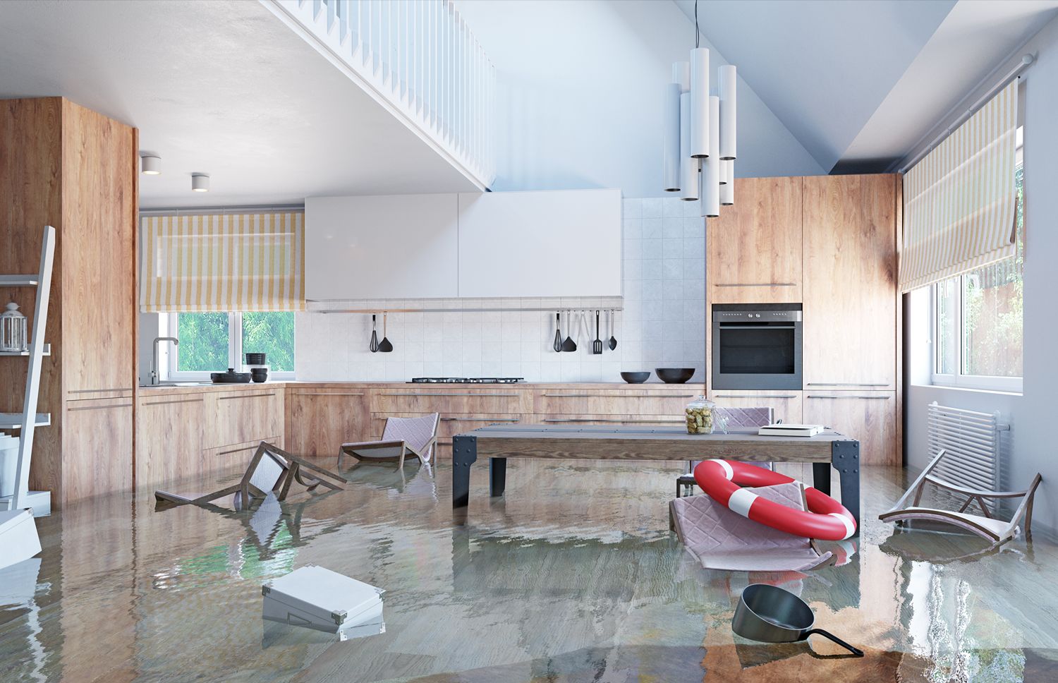 Water Damage Restoration work in Orlando, FL with clean finish